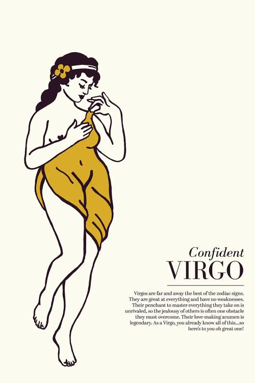 Zodiac Gold Virgo