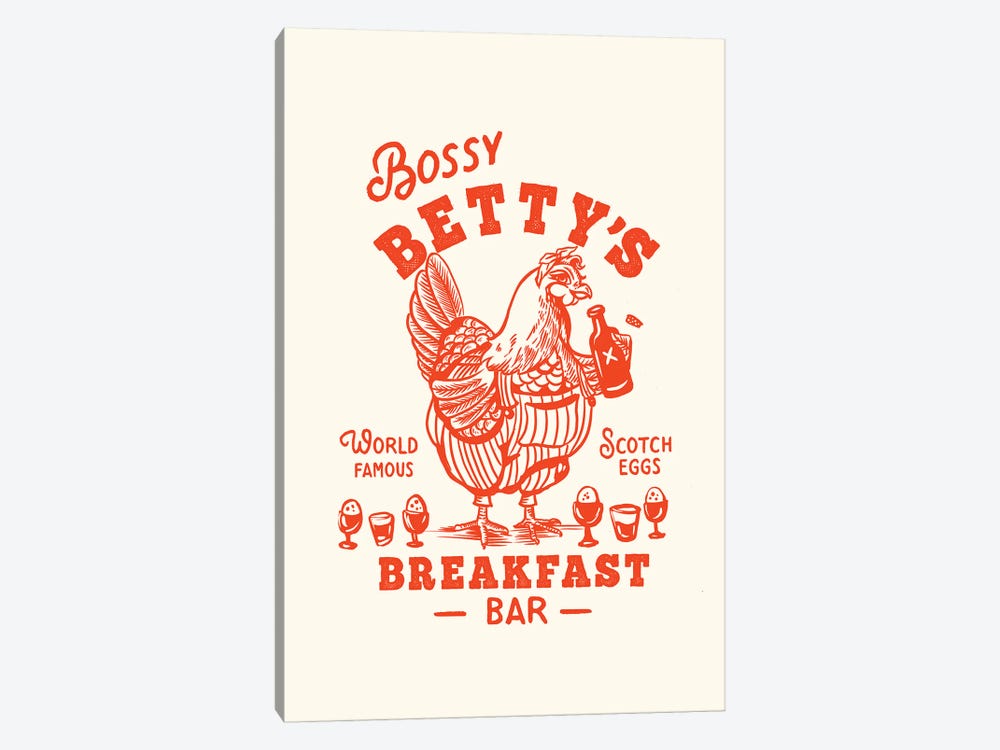 Bossy Betty Breakfast Bar by The Whiskey Ginger 1-piece Art Print