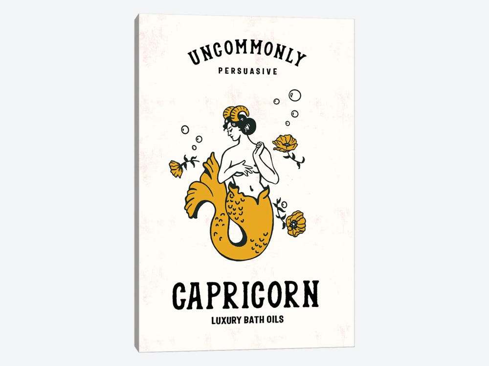 Capricorn Luxury Bath Oils by The Whiskey Ginger 1-piece Canvas Print