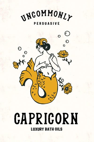 Capricorn: Capricorn Luxury Bath Oils by The Whiskey Ginger