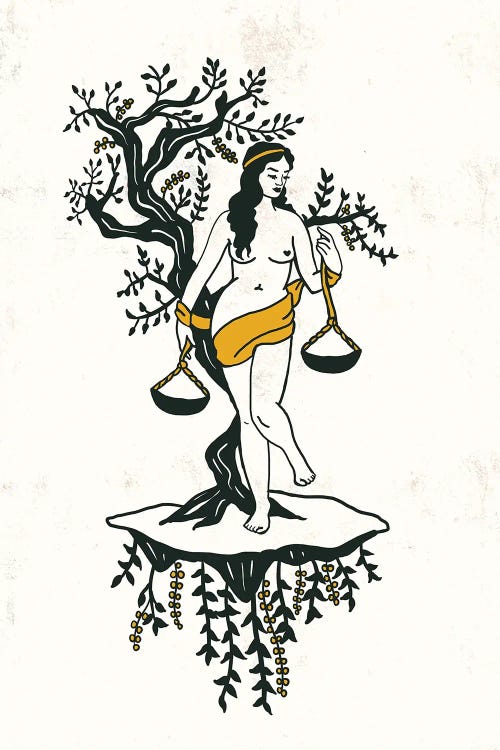 Libra Maiden by The Whiskey Ginger wall art