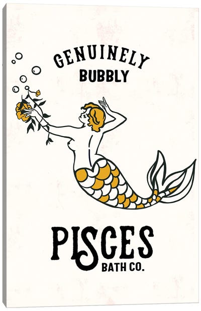 Pisces Bath Co. Canvas Art Print - Pisces