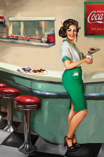 The Whiskey Ginger: 1950's American Diner Watress by The Whiskey Ginger