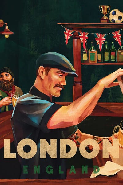 Beer: London England Pub Bartender by The Whiskey Ginger