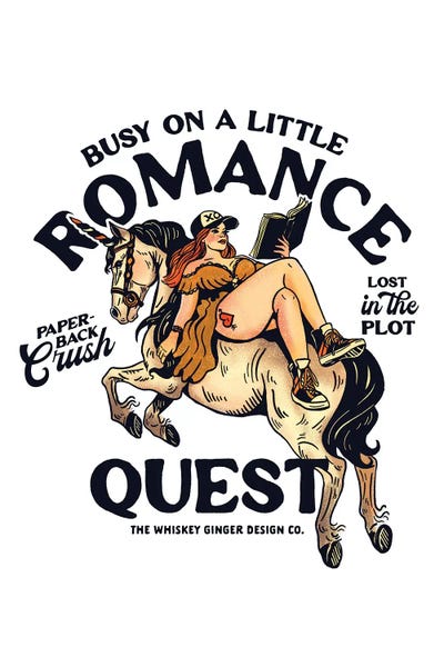 The Whiskey Ginger: Romance Quest Bookish Smut Reader Gift by The Whiskey Ginger