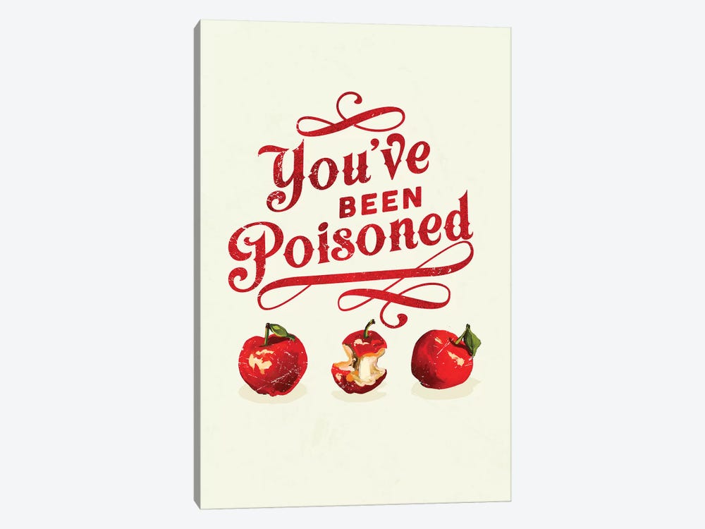 Apple Poison Art by The Whiskey Ginger 1-piece Canvas Art Print