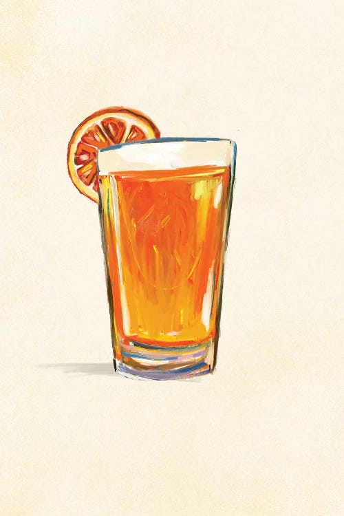 Craft Beer Belgian White Solo by The Whiskey Ginger wall art