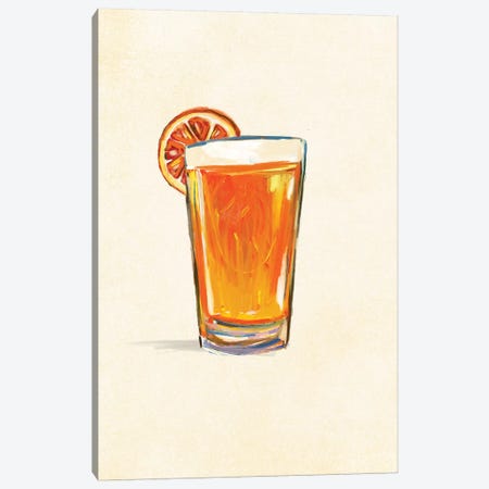 Craft Beer Belgian White Solo Canvas Print #TWG23} by The Whiskey Ginger Canvas Art