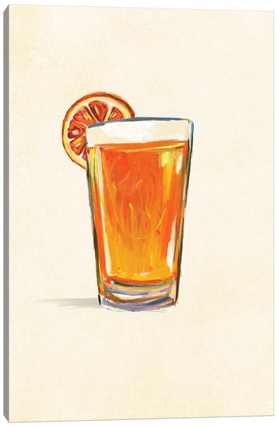 Craft Beer Belgian White Solo Canvas Art Print - The Whiskey Ginger