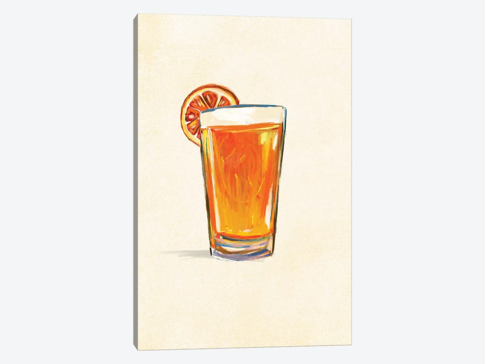 Craft Beer Belgian White Solo by The Whiskey Ginger 1-piece Canvas Art