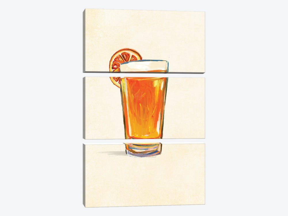 Craft Beer Belgian White Solo by The Whiskey Ginger 3-piece Canvas Art