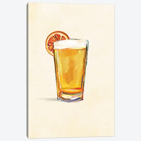 Craft Beer Blonde Solo Canvas Print #TWG24} by The Whiskey Ginger Canvas Print
