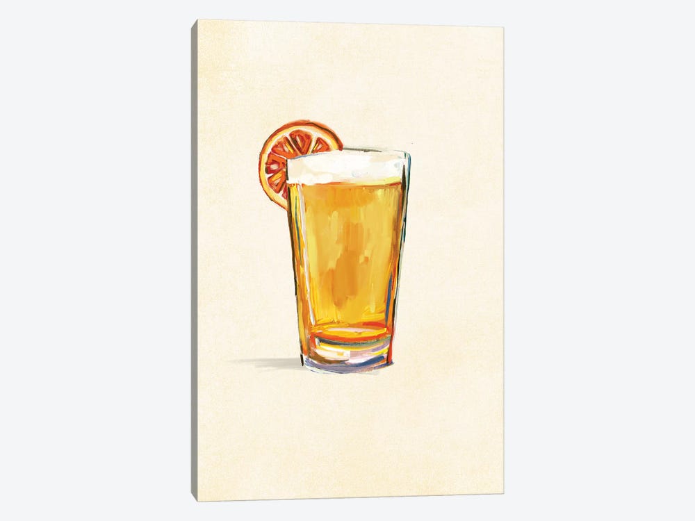 Craft Beer Blonde Solo by The Whiskey Ginger 1-piece Canvas Art Print