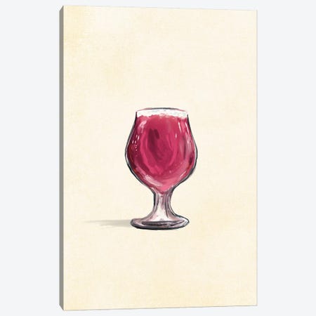 Craft Beer Gose Solo Canvas Print #TWG25} by The Whiskey Ginger Art Print