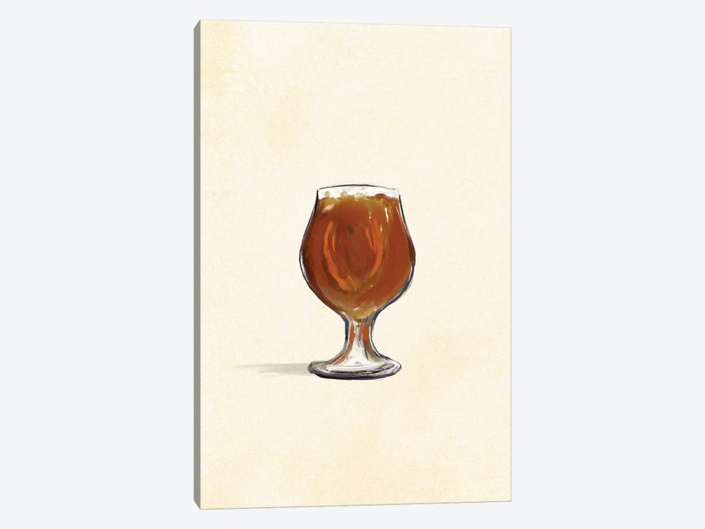 Craft Beer Saisan Solo by The Whiskey Ginger 1-piece Canvas Art