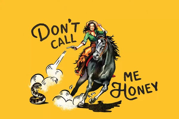 Western Décor: Don't Call Me Honey by The Whiskey Ginger