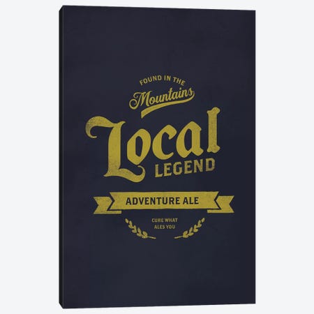 Man Cave Adventure Ale Canvas Print #TWG41} by The Whiskey Ginger Canvas Wall Art