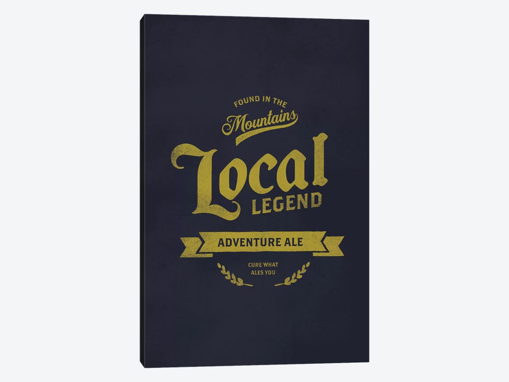 Man Cave Adventure Ale by The Whiskey Ginger 1-piece Canvas Artwork