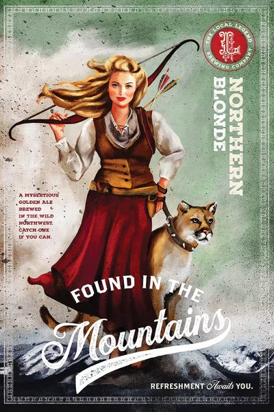 Northern Blonde by The Whiskey Ginger acrylic art print