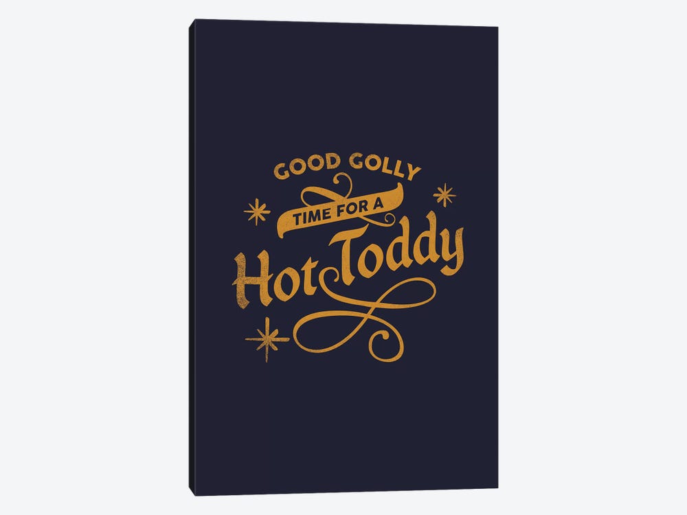 Apres Ski Hot Toddy Lettering by The Whiskey Ginger 1-piece Canvas Wall Art