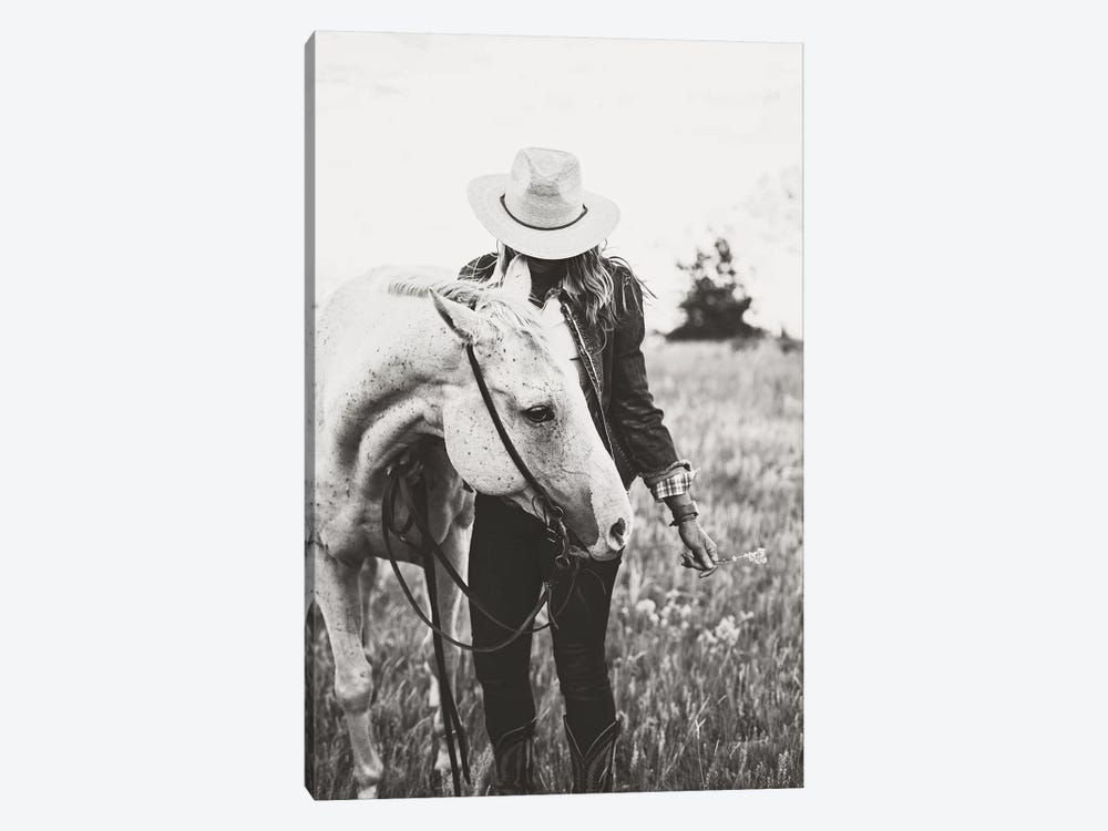 Silver Horse by The Whiskey Ginger 1-piece Canvas Art