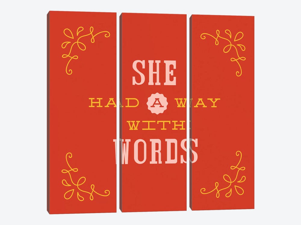 Way With Words Lettering by The Whiskey Ginger 3-piece Art Print