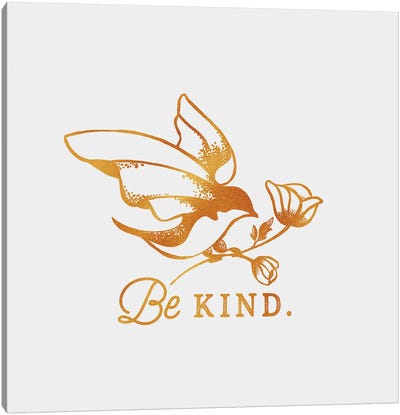 Be Kind Canvas Art Print - The Whiskey Ginger