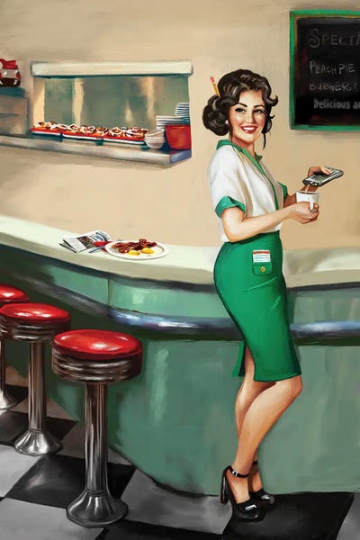 Cafes: Diner Waitress by The Whiskey Ginger