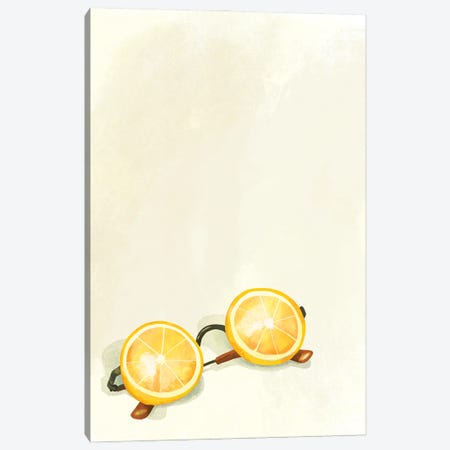 Lemon Sunglasses Canvas Print #TWG95} by The Whiskey Ginger Canvas Art
