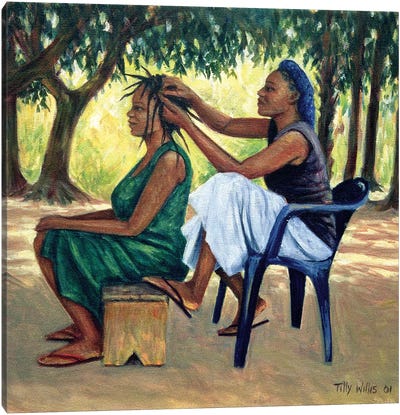 The Hairdresser Canvas Art Print