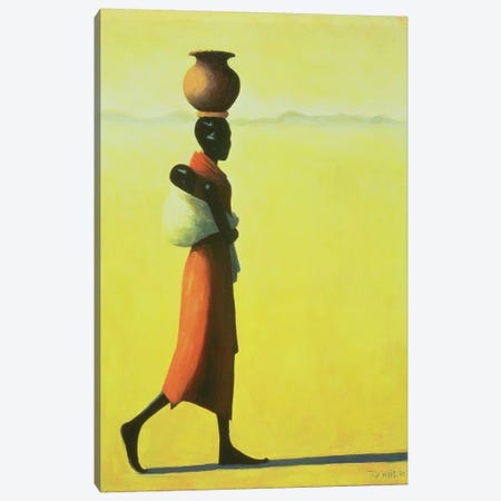 Woman Walking Canvas Print #TWI29} by Tilly Willis Canvas Wall Art