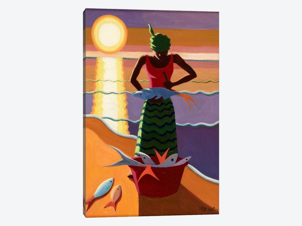 Fish Wife by Tilly Willis 1-piece Canvas Art Print