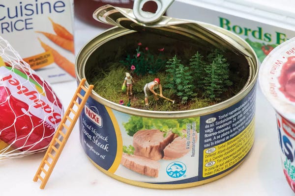 Witty Humor: Granny's Canned Cannabis Farm by Tiny Wasteland