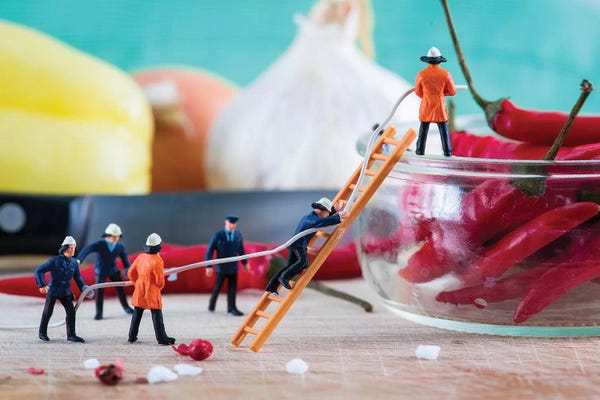 Witty Humor: Hot Chili Alert by Tiny Wasteland