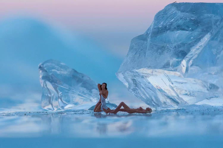 Ice Bath by Tiny Wasteland wall art