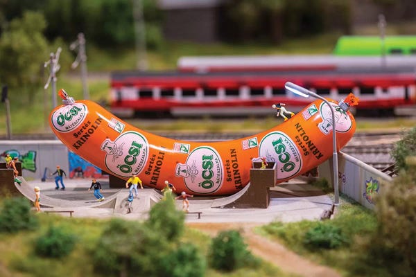 Toys & Collectibles: Sausage Skateboard Park by Tiny Wasteland