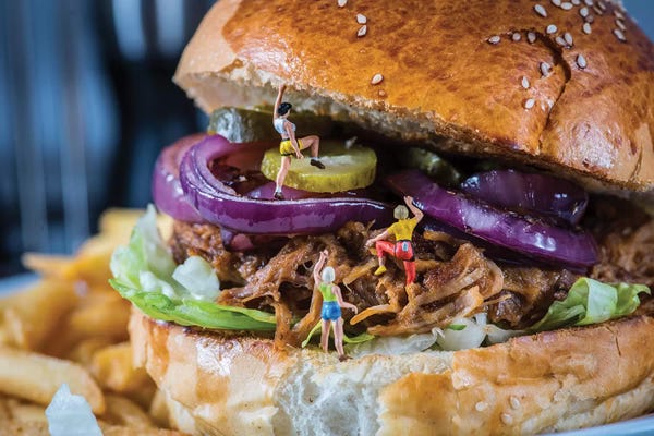 Action Figures: Burger Hill by Tiny Wasteland