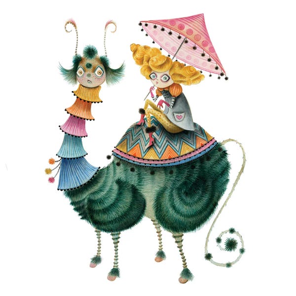 Monsters: Umbrella Girl by TDow Thomas