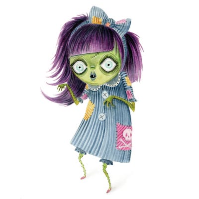 Zombie Girl by TDow Thomas gallery poster