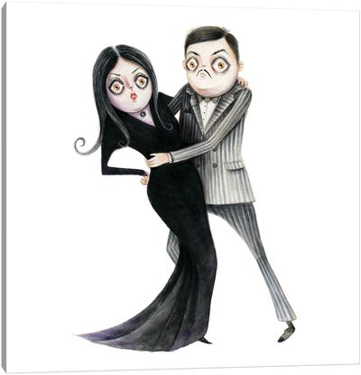 The Tango Canvas Art Print - The Addams Family