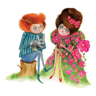 Flora & Fauna by TDow Thomas framed wall art