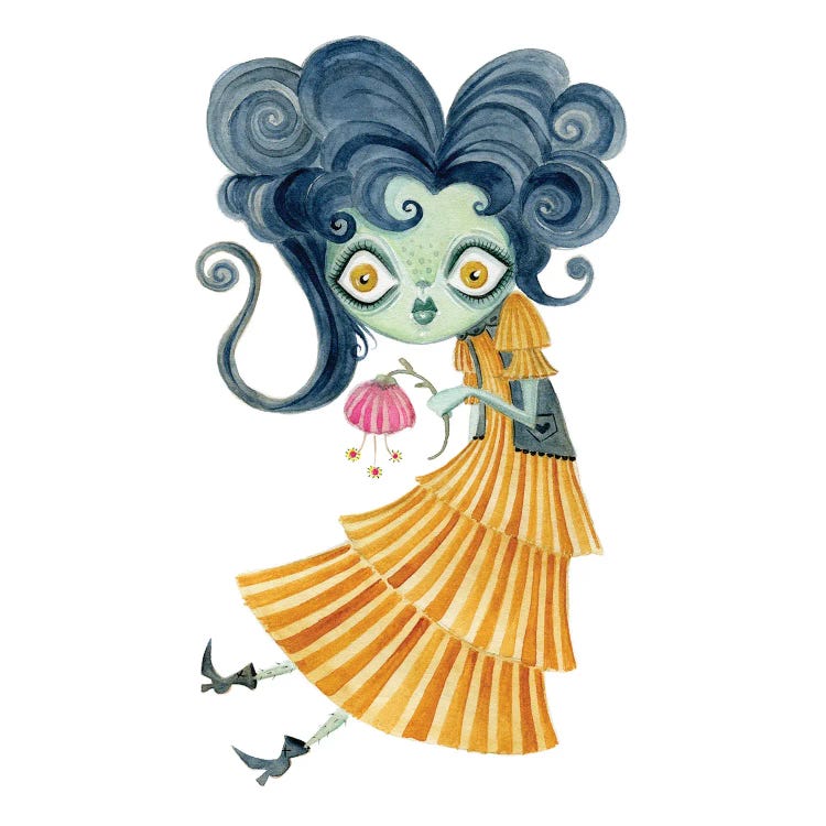 Flower Ghoul by TDow Thomas wall art