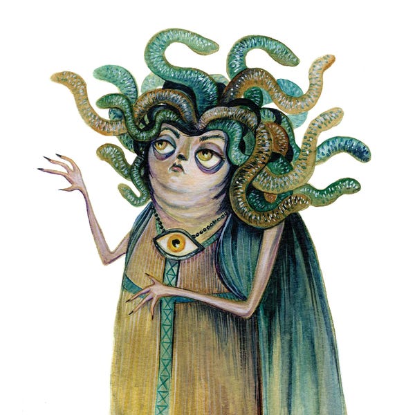 Medusa: Gummy Worm Medusa by TDow Thomas