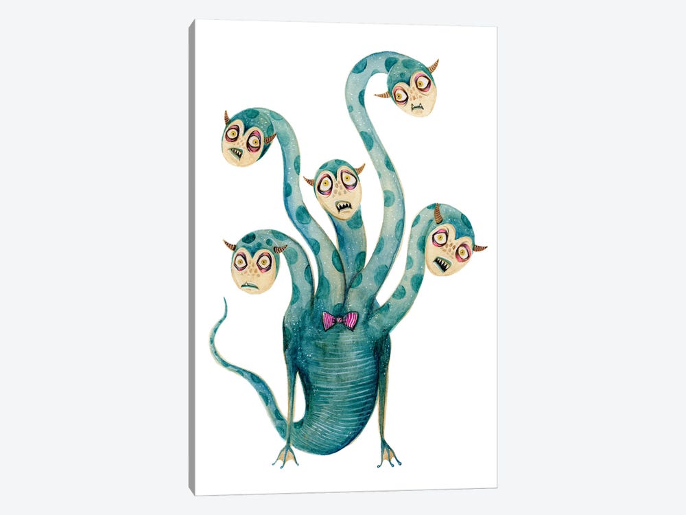 Hangry Hydra by TDow Thomas 1-piece Canvas Print