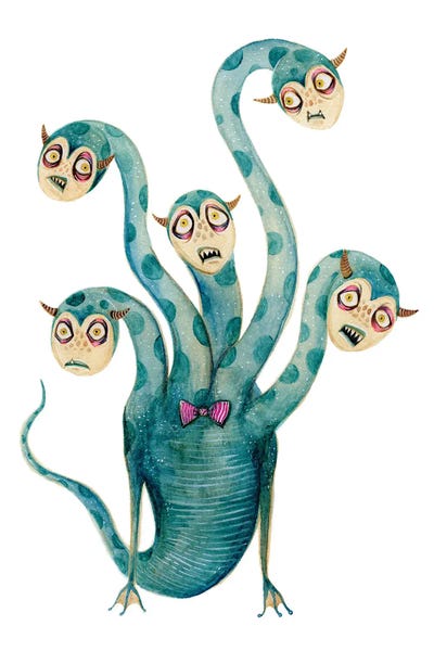 Monsters: Hangry Hydra by TDow Thomas