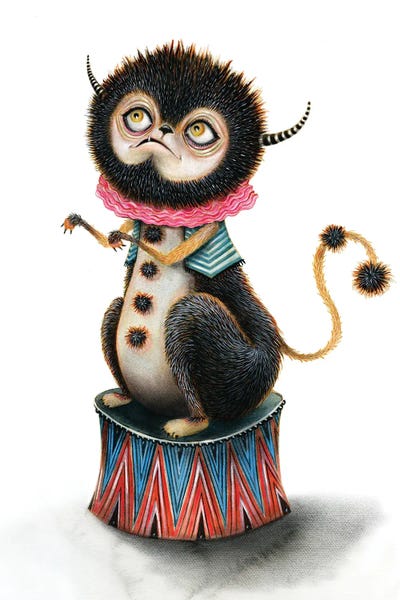 Leon The Beastly by TDow Thomas framed wall art