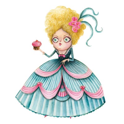 Let Them Eat Cupcake by TDow Thomas framed wall art