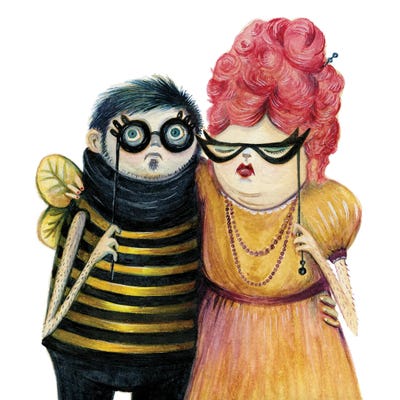 Masquerade by TDow Thomas framed wall art