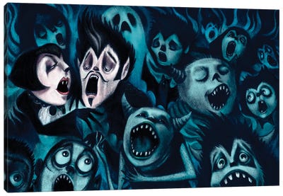 Monsterchorus Canvas Art Print - Vampire Art