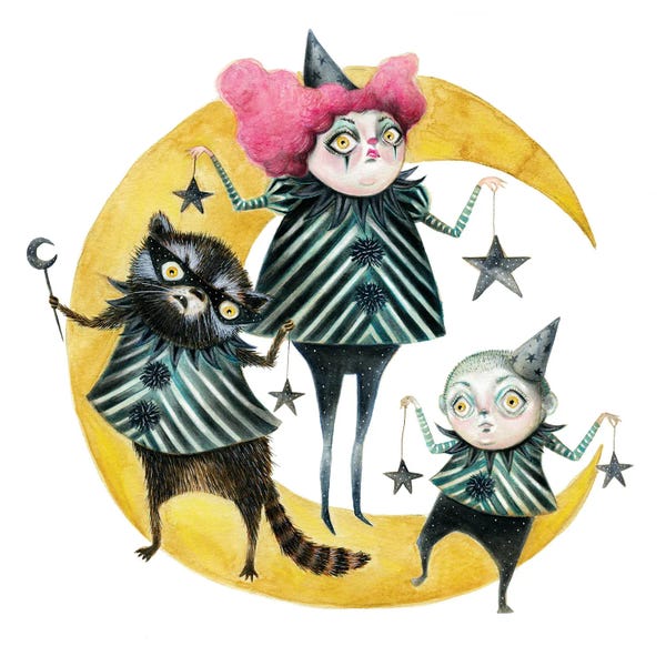 Raccoons: Night Circus by TDow Thomas